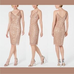 Adrianna Papell | Dresses | Adrianna Papell Rosie Embroidery Sheath Dress |  Poshmark